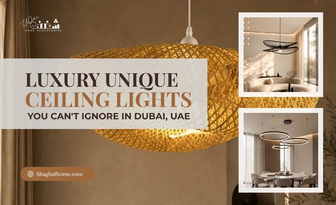 10 Luxury Unique Ceiling Lights You Can't Ignore in Dubai, UAE