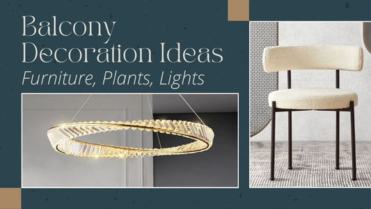 Balcony Decoration Ideas Furniture, Plants, Lights (Dubai, UAE) - SHAGHAF HOME