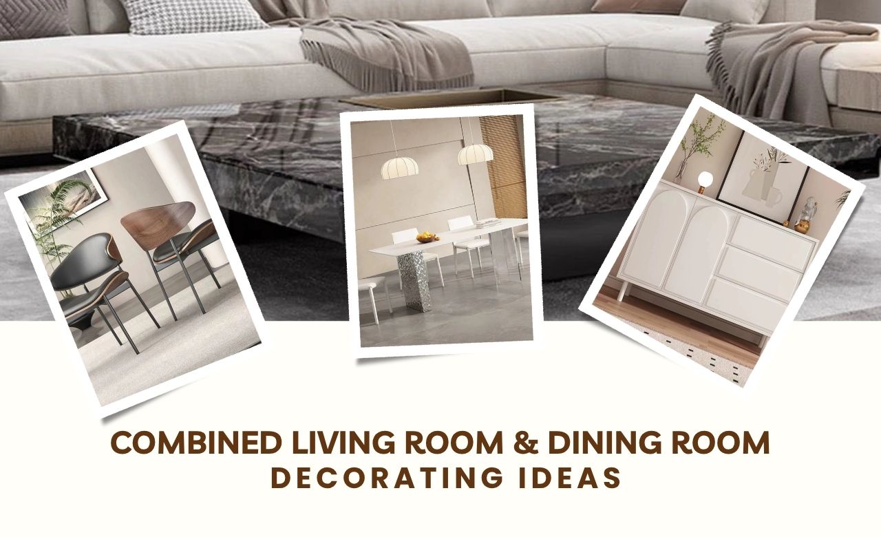 Combined Living Room & Dining Room Decorating Ideas (UAE) - SHAGHAF HOME