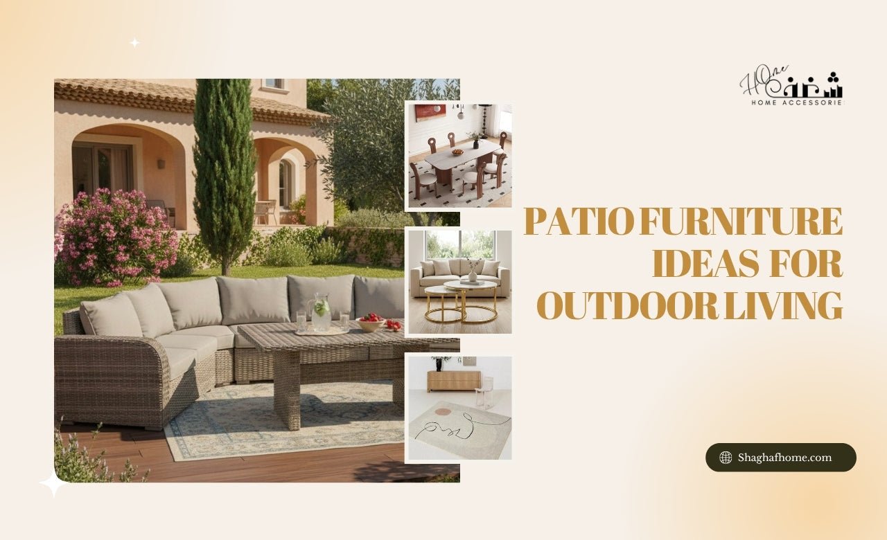 Patio Furniture Ideas for Outdoor Living (UAE) - SHAGHAF HOME