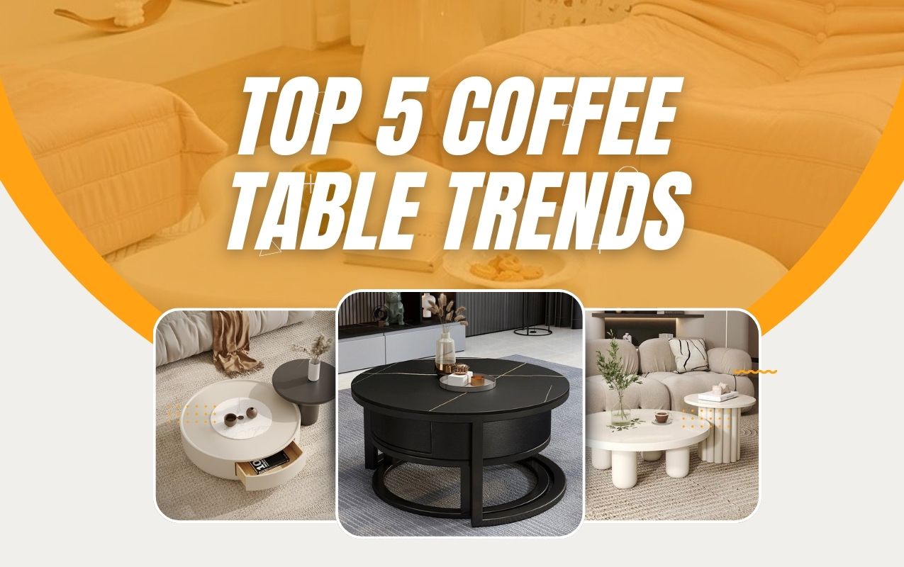 Top 5 Coffee Table Trends 2025 (Dubai, UAE) - SHAGHAF HOME