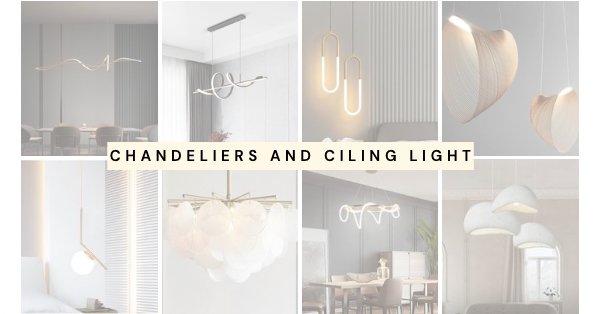 CHANDELIERS & CEILING LIGHTS - SHAGHAF HOME