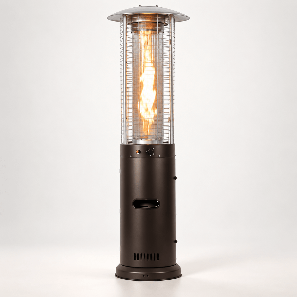 15KW Outdoor Patio Gas Heater with Glass Flame Tube - SHAGHAF HOME