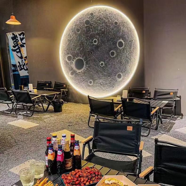 3D relief Moon Wall Lamp - SHAGHAF HOME