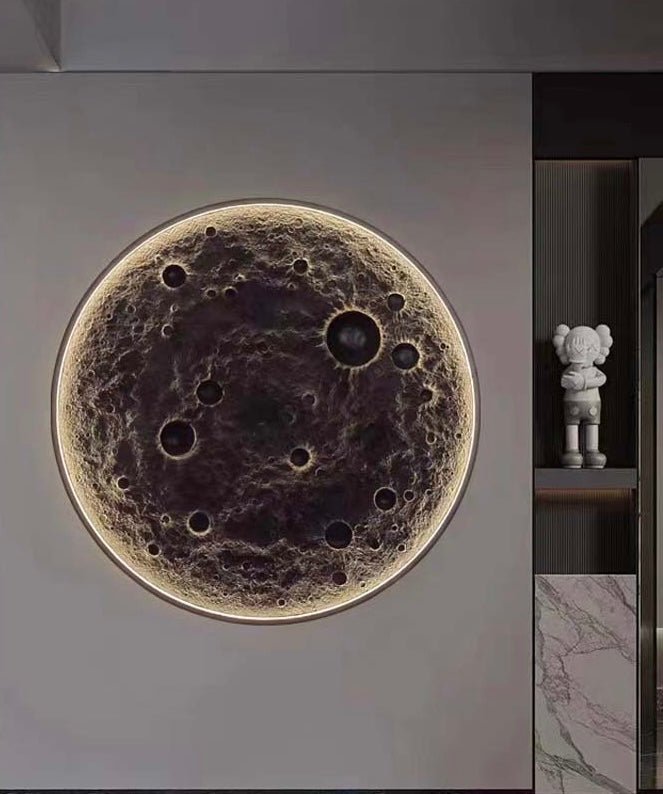 3D relief Moon Wall Lamp - SHAGHAF HOME