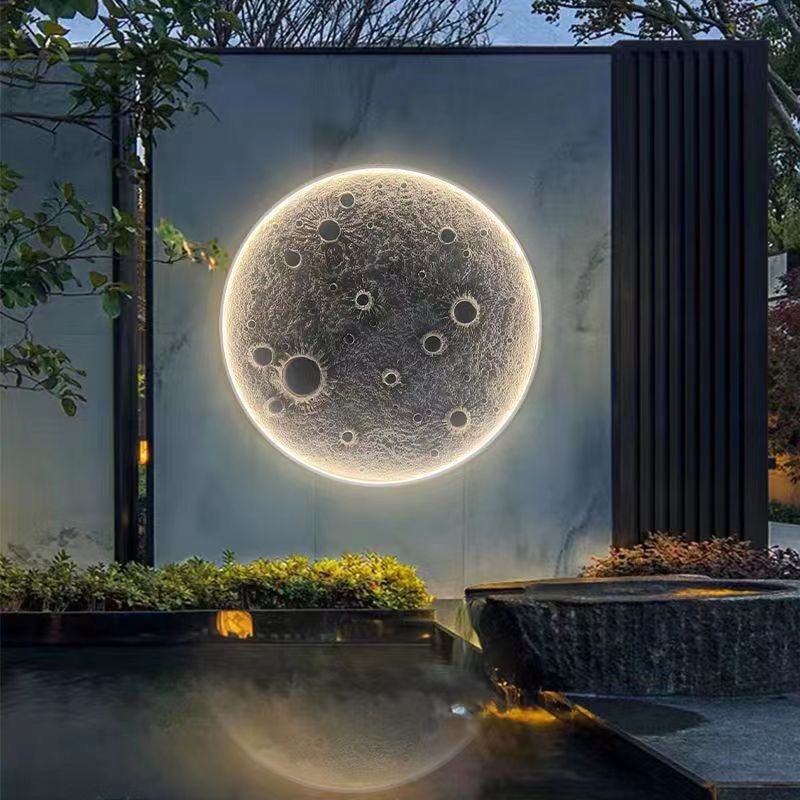 3D relief Moon Wall Lamp - SHAGHAF HOME