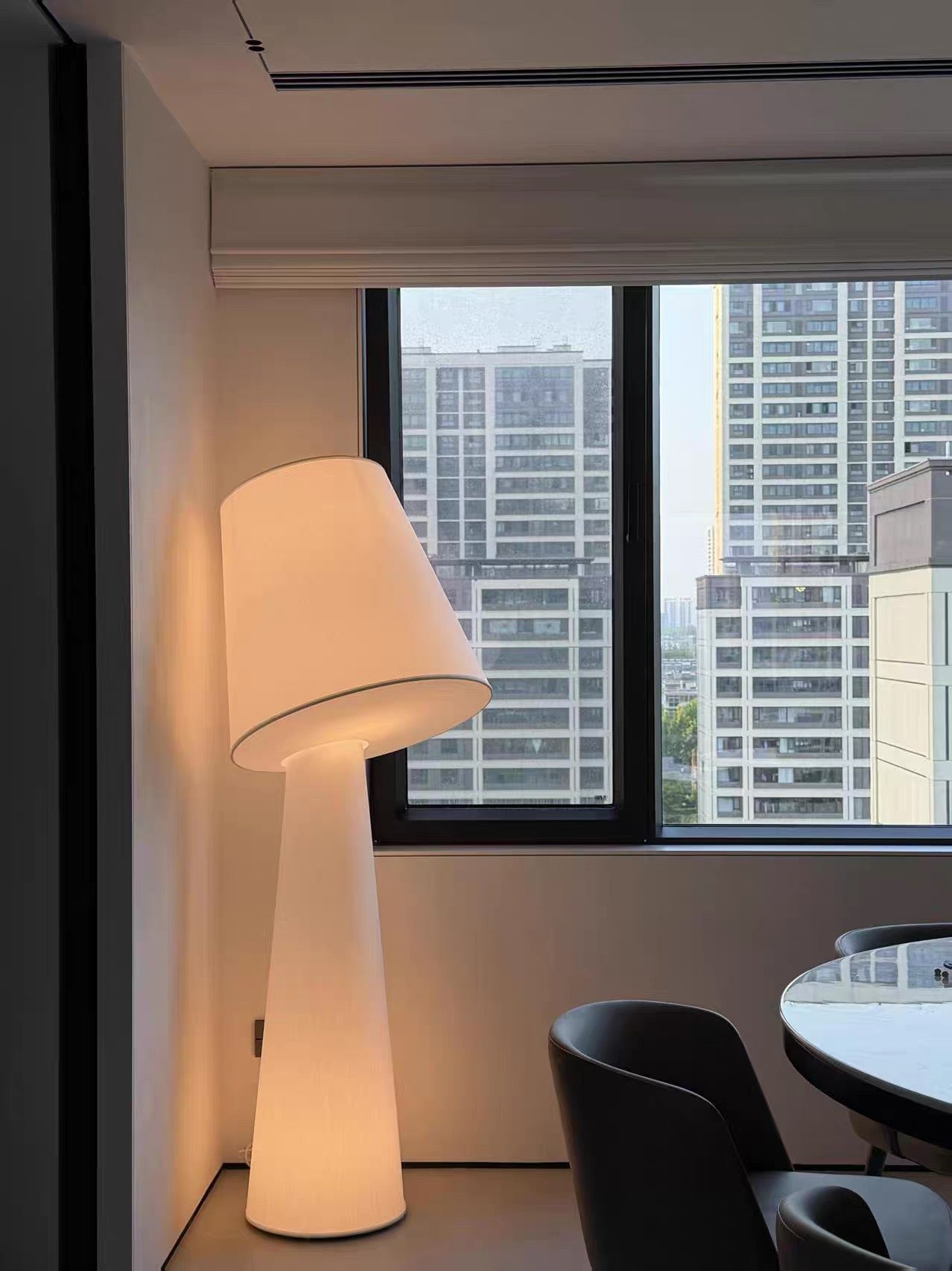 Solenne Sculptural Fabric Floor Lamp