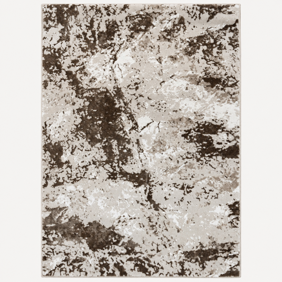 Brown Beige Abstract Rug 150x230cm | SHAGHAF HOME UAE