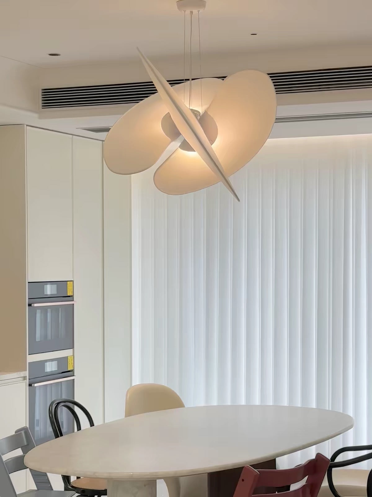 Sculptural Silk Fabric Pendant Light – 60 cm & 80 cm