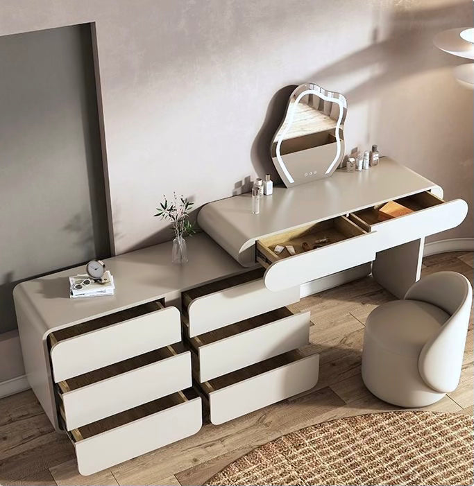 Lucia Large cabinet dressing table Vanity (FULL SET)