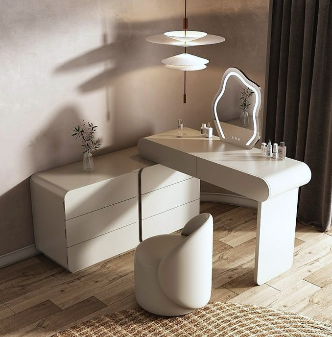 Lucia Large cabinet dressing table Vanity (FULL SET)