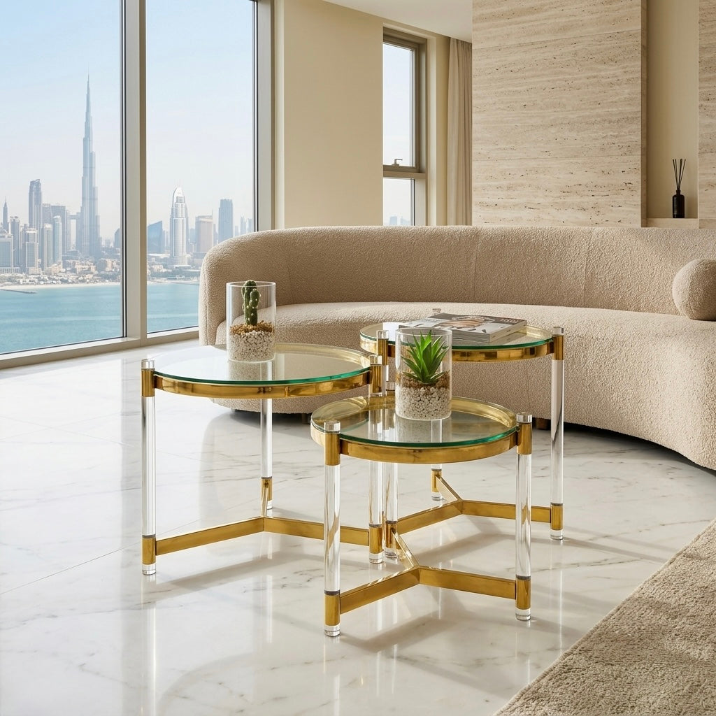 the TRIO side tables set