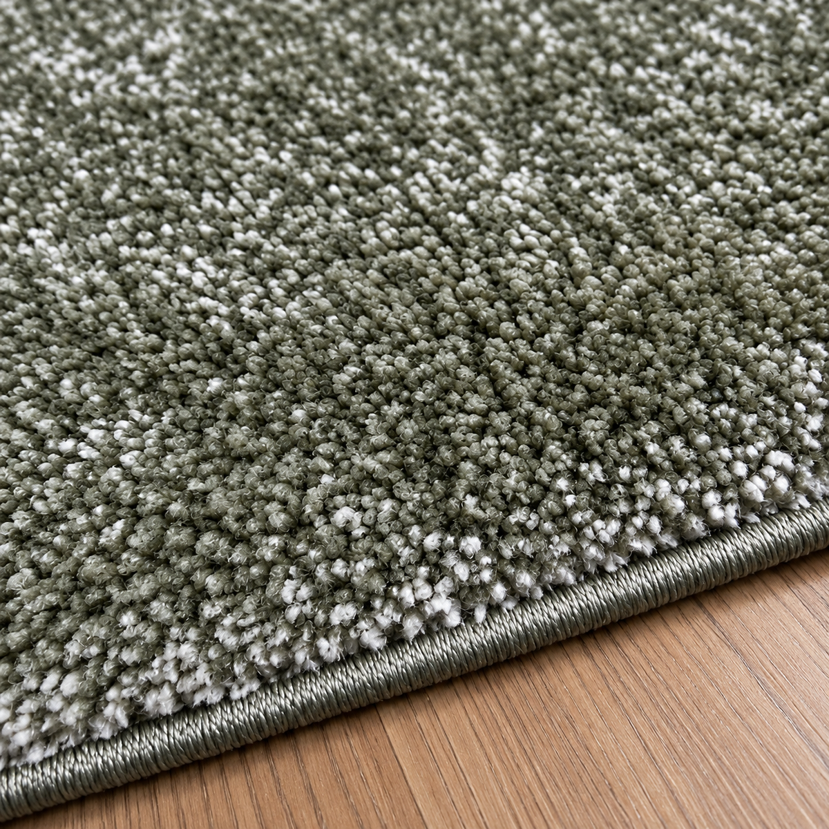 Modern Green Soft Shag Area Rug 150×230 cm – Plush Bedroom & Living Room Carpet