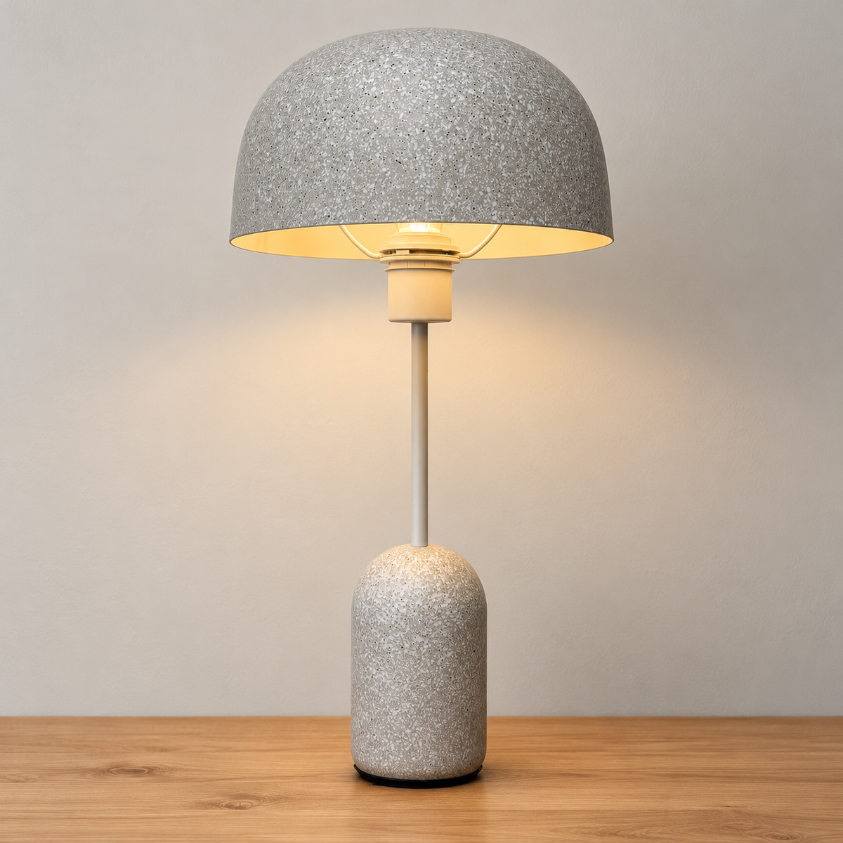 Modern Textured Dome Table Lamp – Warm Ambient Bedside Lamp | SHAGHAF HOME UAE