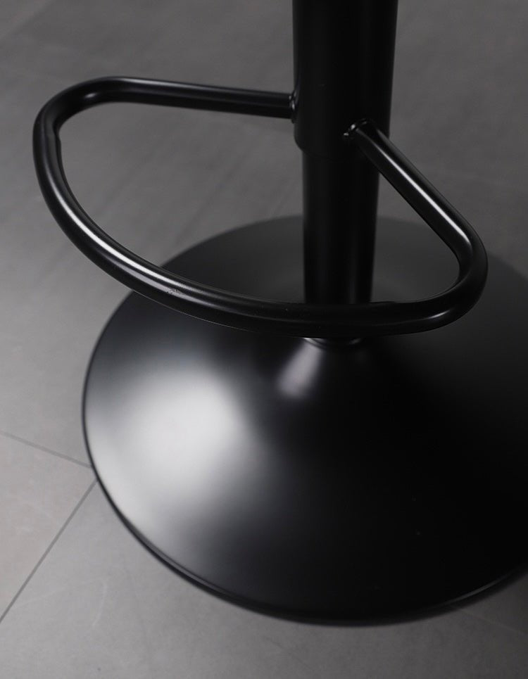 Adjustable Height Modern Bar Stool with Upholstered Seat - SHAGHAF HOME