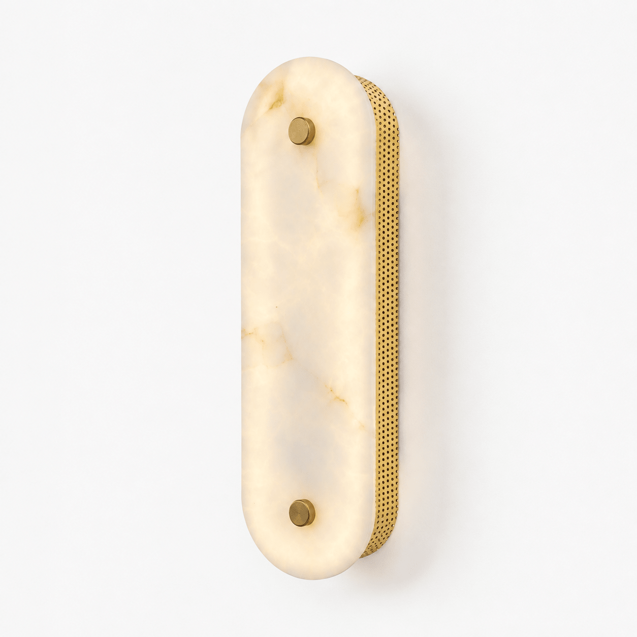 Alina Marble-Look Acrylic LED Wall Lamp – 50 cm - SHAGHAF HOME