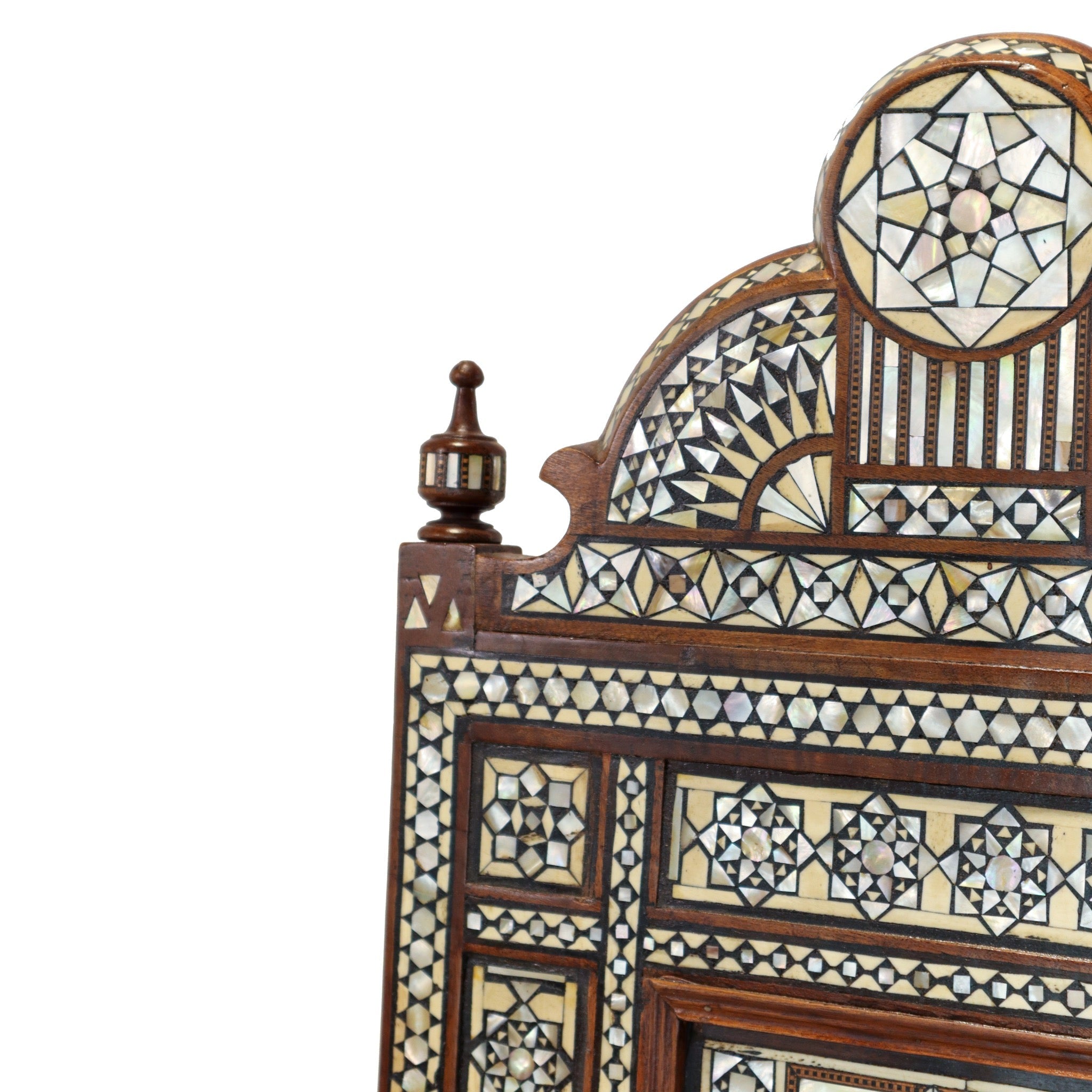 Antique Damascus Chairs with Mother of Pearl Inlay (Pair, 1870 - 1900) - SHAGHAF HOME