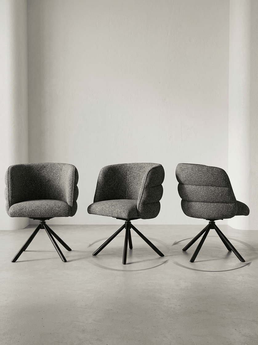 Arco Swivel Dining Chair - SHAGHAF HOME