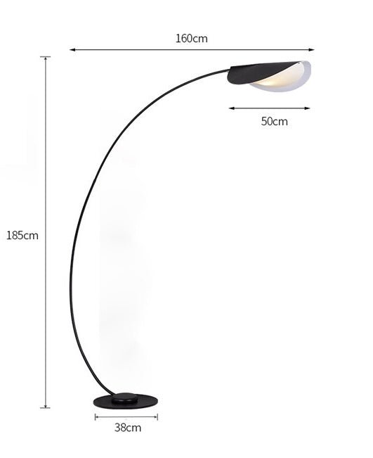 Black arch floor lamp - SHAGHAF HOME