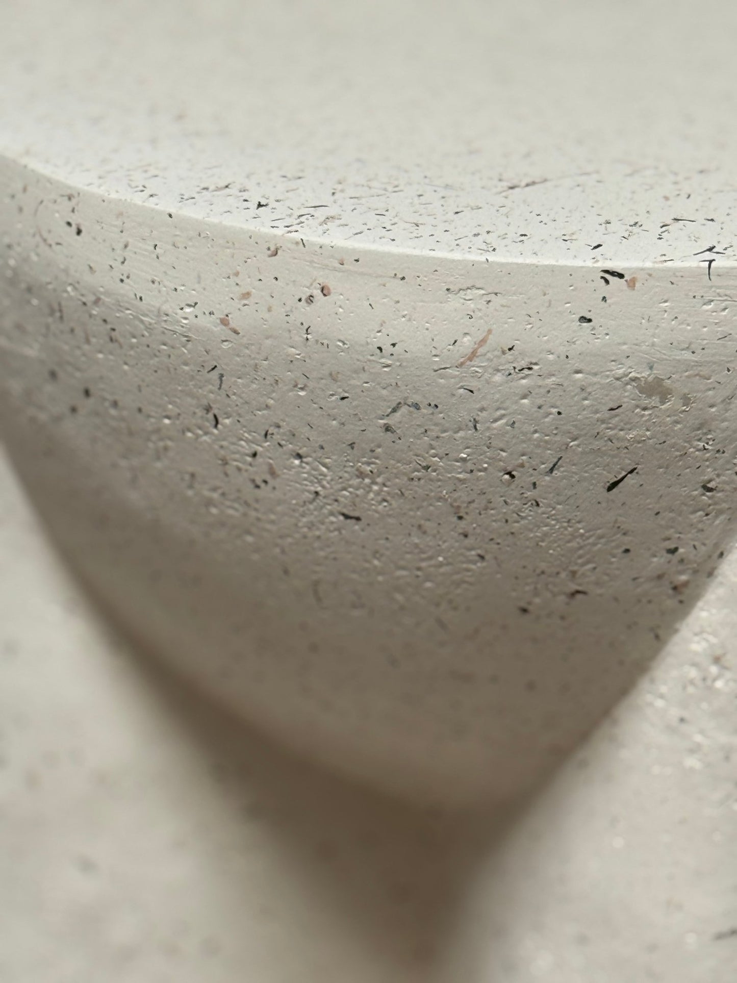 Contemporary Magnesium Mud accent Side Table - SHAGHAF HOME