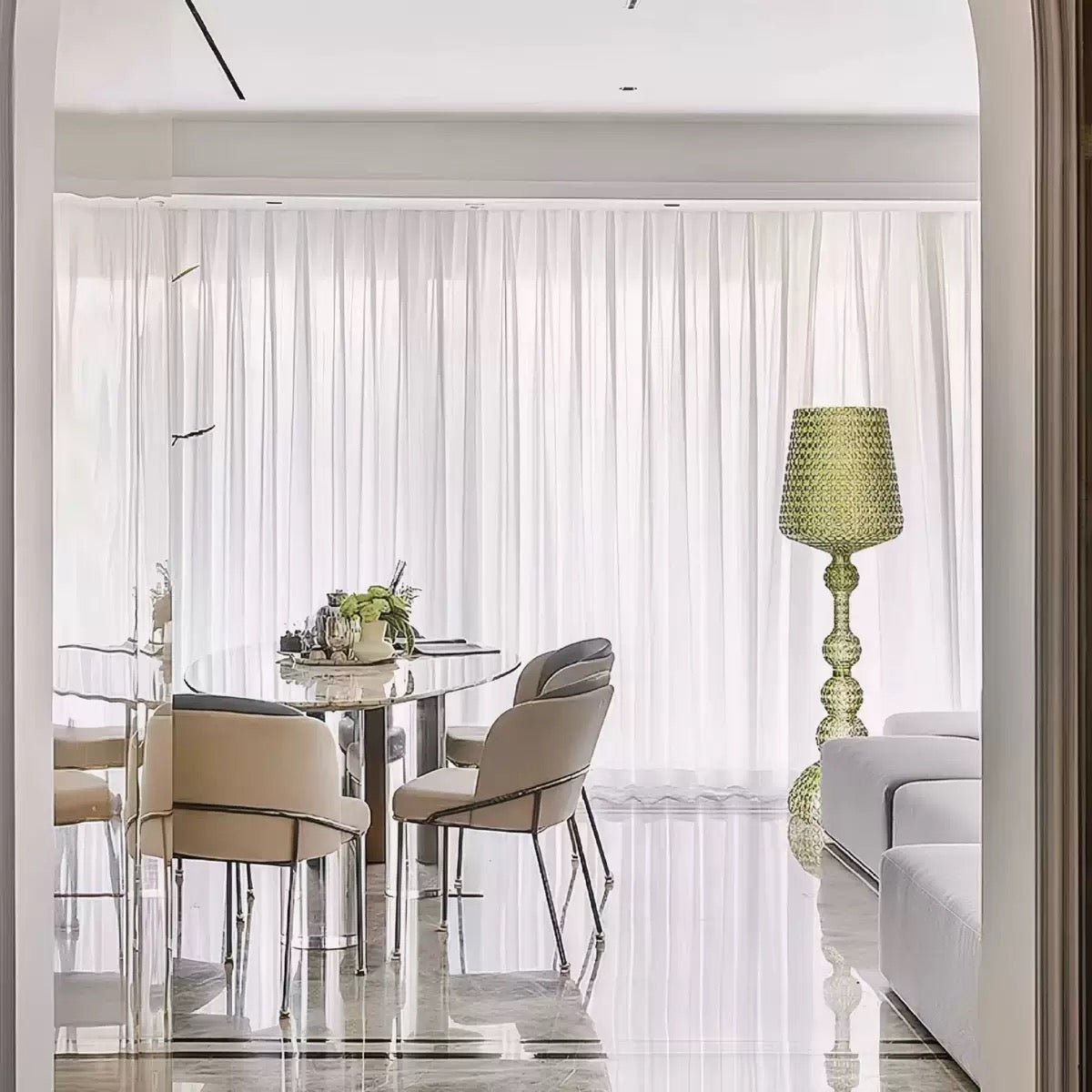 Crystal - Look Acrylic Floor Lamp - SHAGHAF HOME