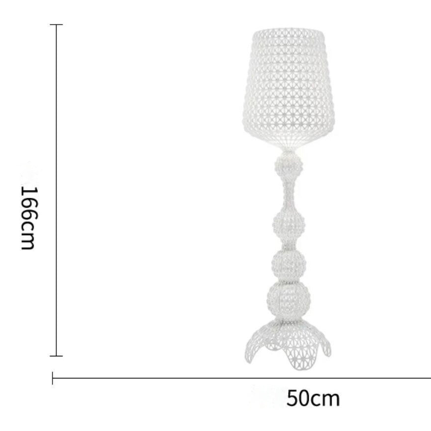 Crystal - Look Acrylic Floor Lamp with Remote Dimming - SHAGHAF HOME