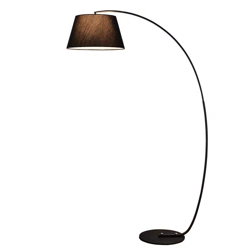 Curve style black floor lamp - SHAGHAF HOME