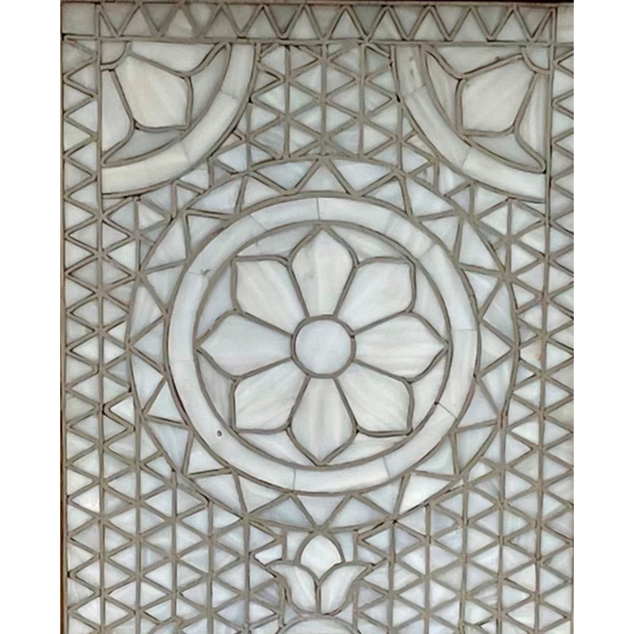 Damascus Octagonal Side Table - Mother of Pearl Inlay - SHAGHAF HOME