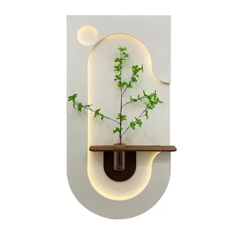 Eleva Modern Sandstone Wall Art with LED Backlight - SHAGHAF HOME