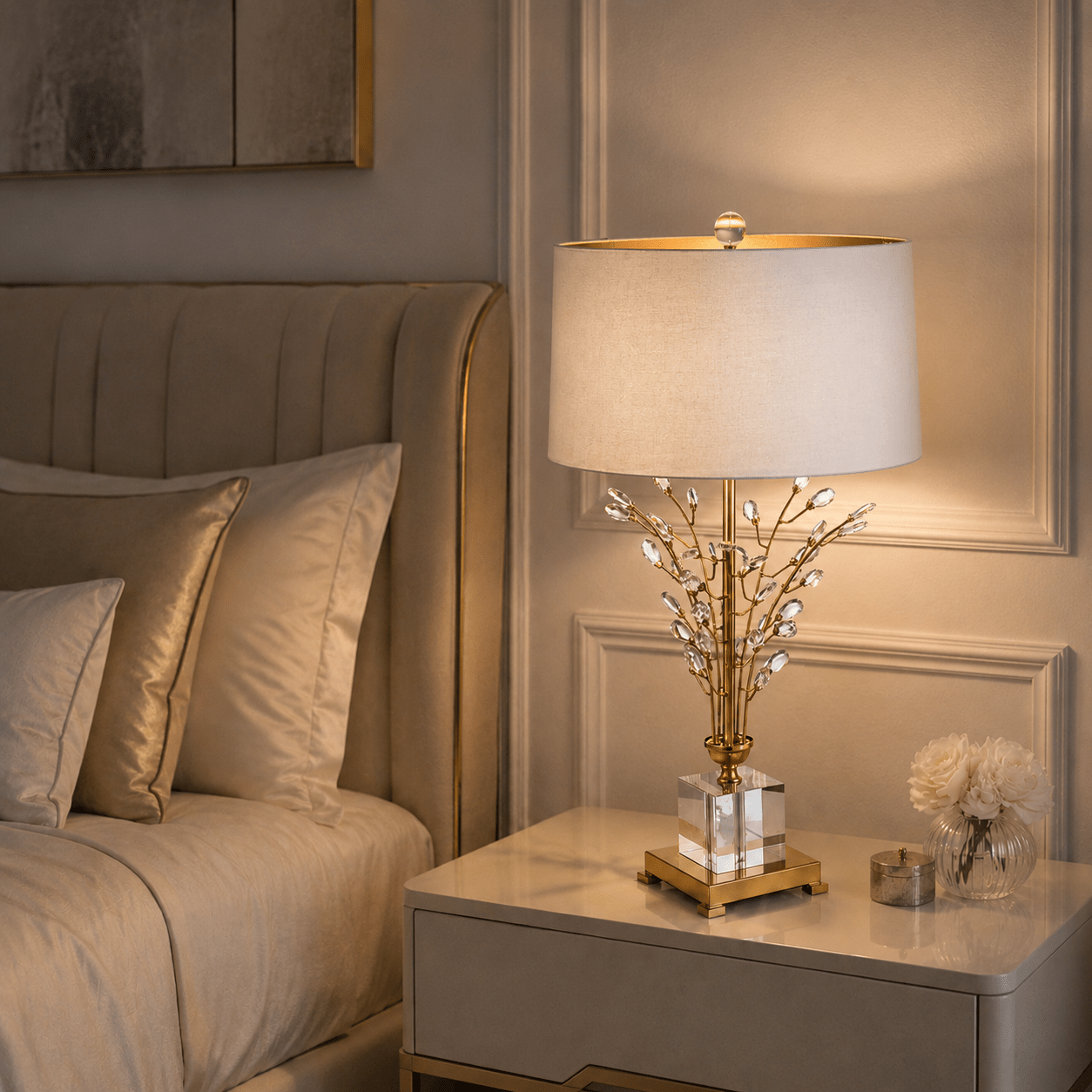 Florielle Acrylic Branch Table Lamp - SHAGHAF HOME