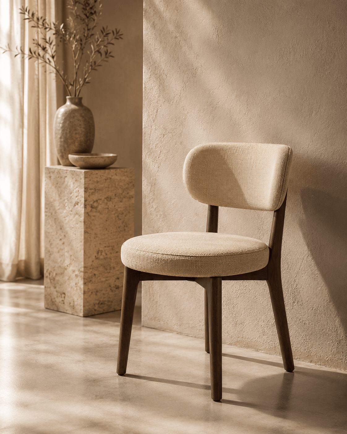 Kyoto Curve Dining Chair - SHAGHAF HOME