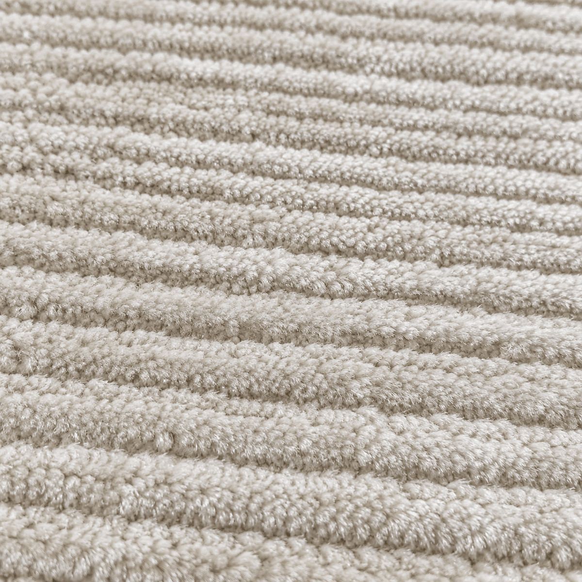 Light Beige Ribbed Textured Area Rug 200×300 cm - SHAGHAF HOME