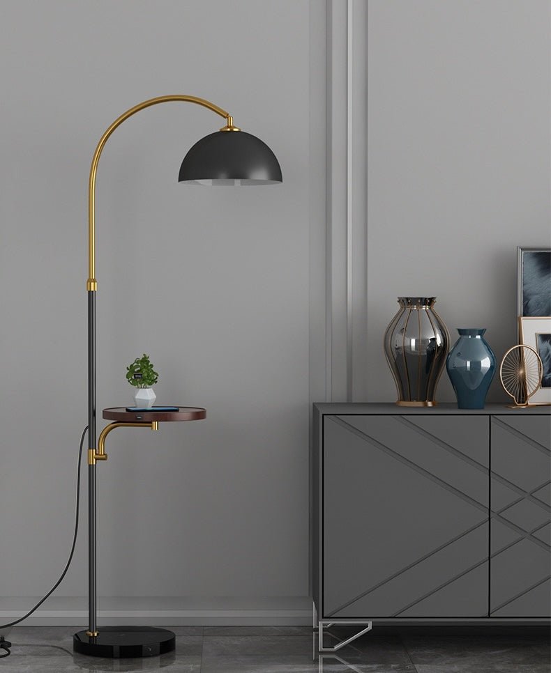Lilwa black and gold Floor lamp - SHAGHAF HOME