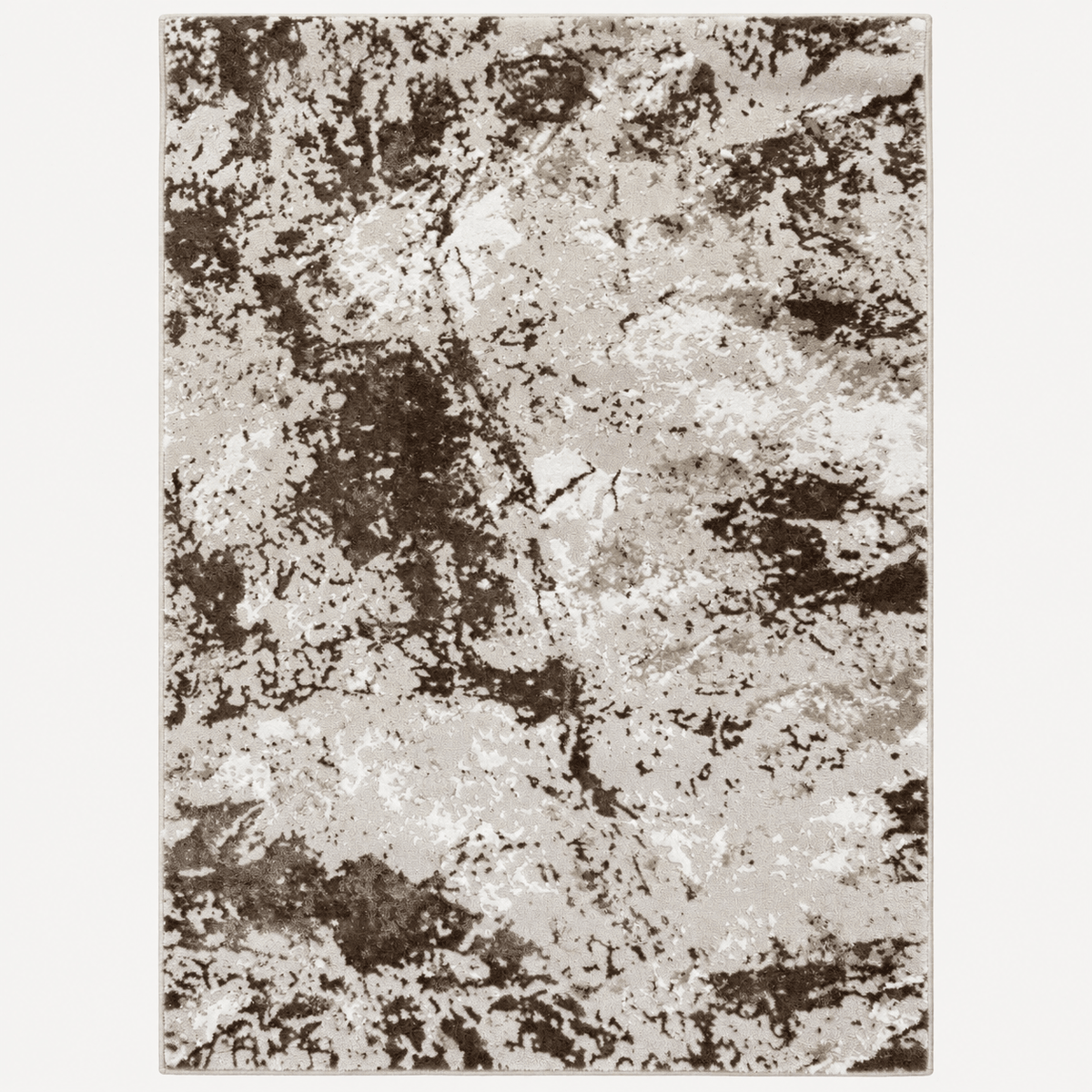 Modern Brown & Beige Abstract Rug 150×230 cm - SHAGHAF HOME