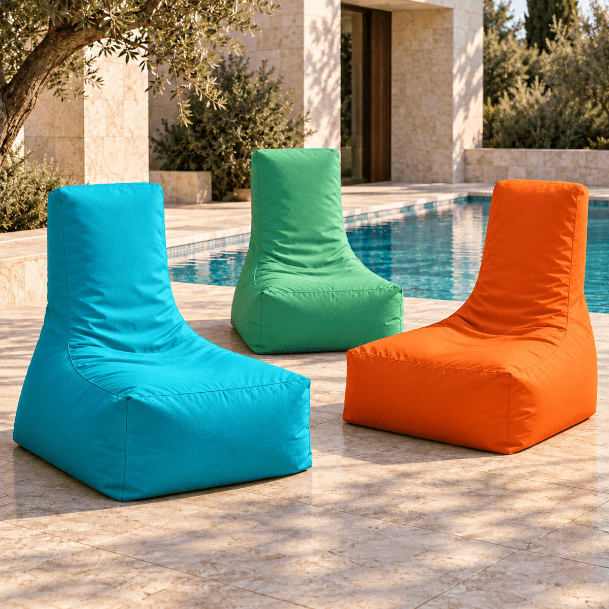Modern Indoor & Outdoor Bean Bag Lounge Chair – 7 Colors | 100 × 70 cm - SHAGHAF HOME