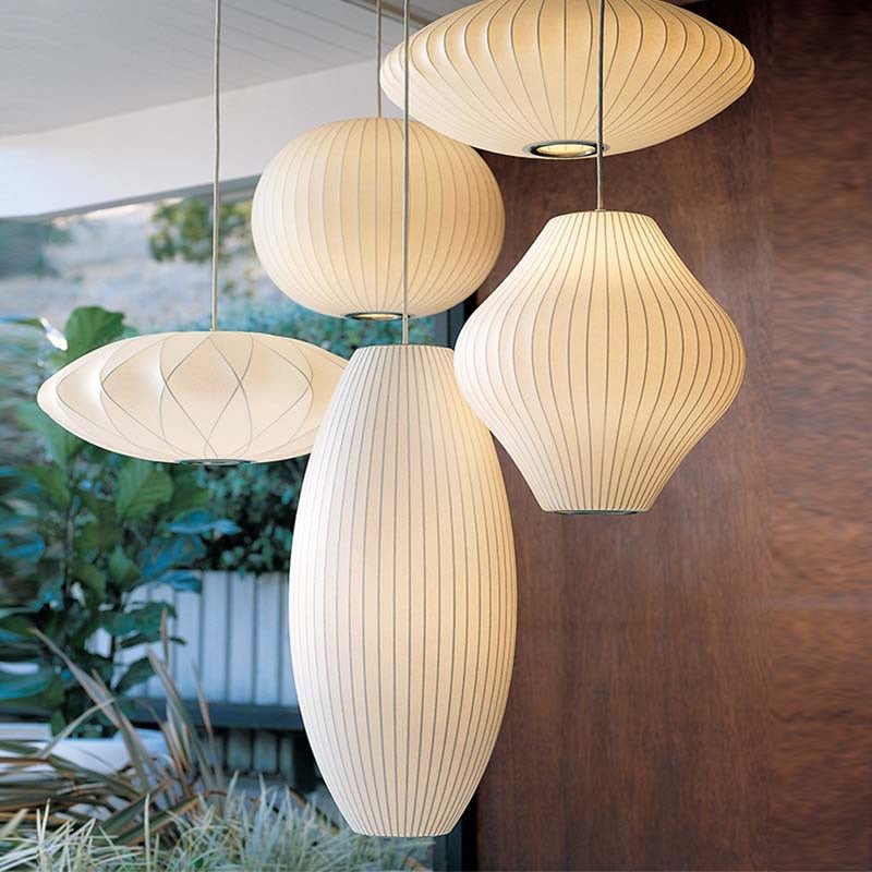 Modern Japanese - Inspired Pendant Light – 5 Artistic Styles (A–E) - SHAGHAF HOME