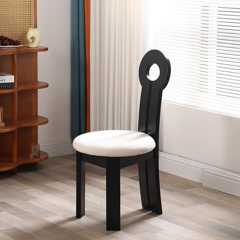 Modern Luxury Wooden Dining Chair – Available in Black & Brown - SHAGHAF HOME