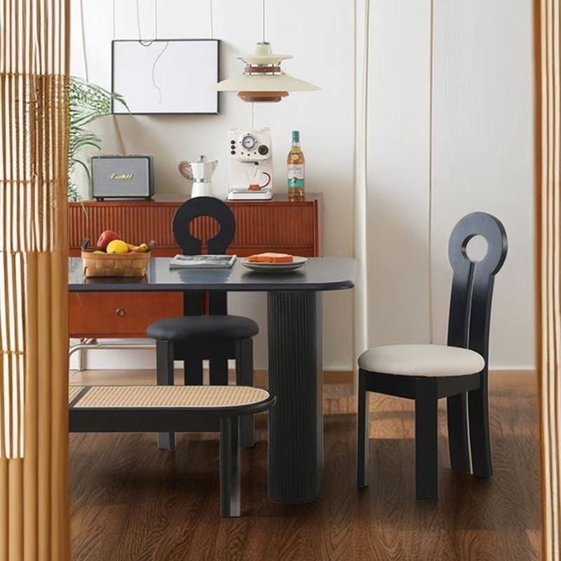 Modern Luxury Wooden Dining Chair – Available in Black & Brown - SHAGHAF HOME