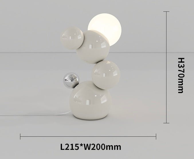 Modern Sculptural Bubble Table Lamp – Artistic Statement Lighting - SHAGHAF HOME