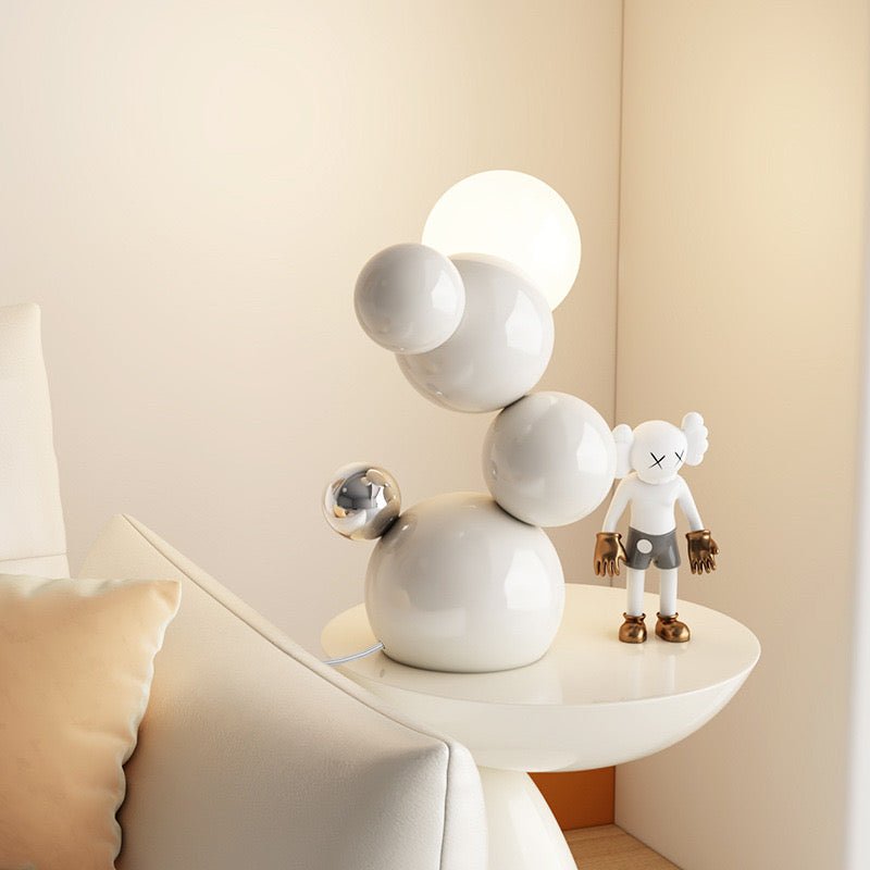 Modern Sculptural Bubble Table Lamp – Artistic Statement Lighting - SHAGHAF HOME