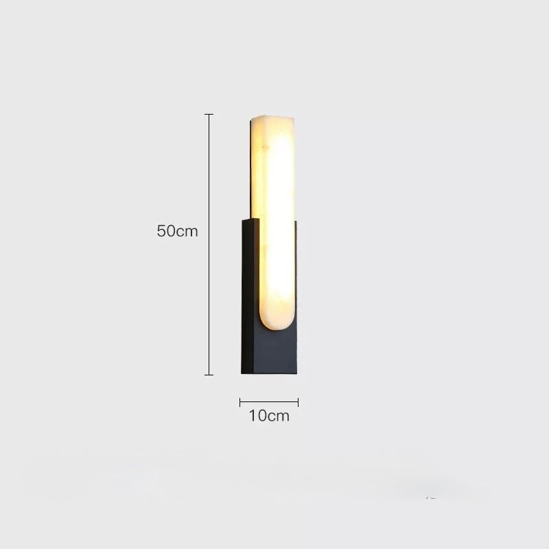 Modern Vertical Wall Lamp – Gold & Black Finish Options - SHAGHAF HOME