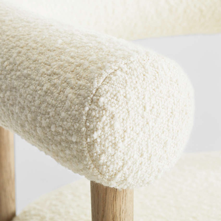 Moltano boucle dining chair - SHAGHAF HOME