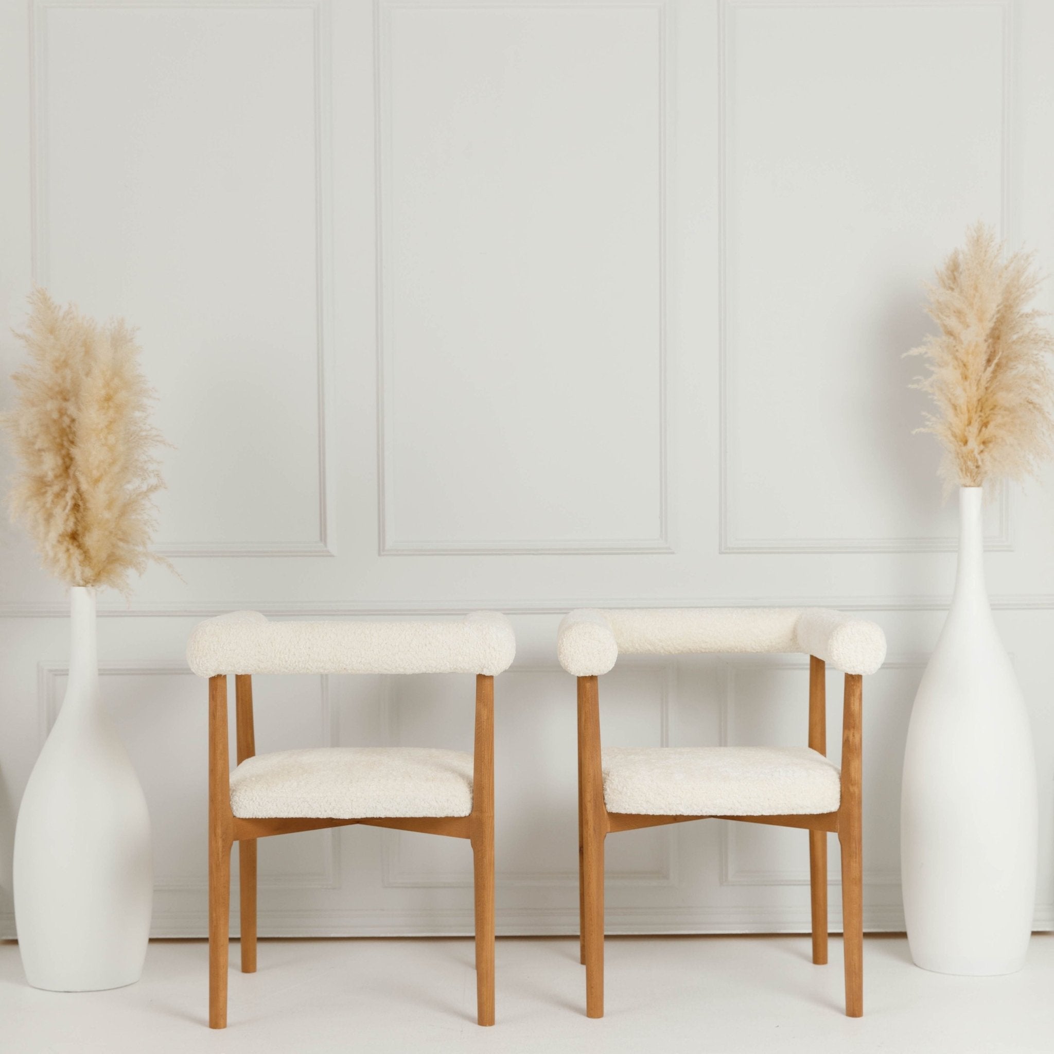 Moltano boucle dining chair - SHAGHAF HOME