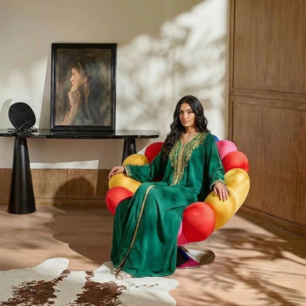 Prisma Swivel Accent Chair — Multicolor Sculptural Lounge Seat - SHAGHAF HOME