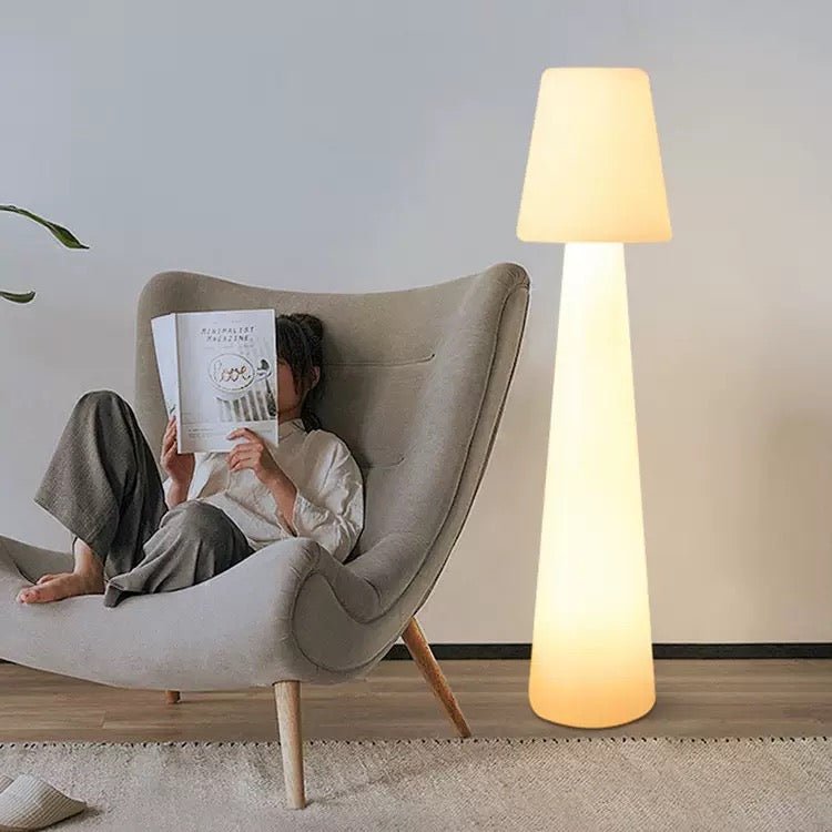 Rechargeable Outdoor–Indoor LED Floor Lamp (120 cm) – Warm & Modern Ambient Lighting (Adjustable light temp) - SHAGHAF HOME