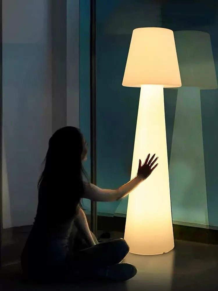 Rechargeable Outdoor–Indoor LED Floor Lamp (120 cm) – Warm & Modern Ambient Lighting (Adjustable light temp) - SHAGHAF HOME