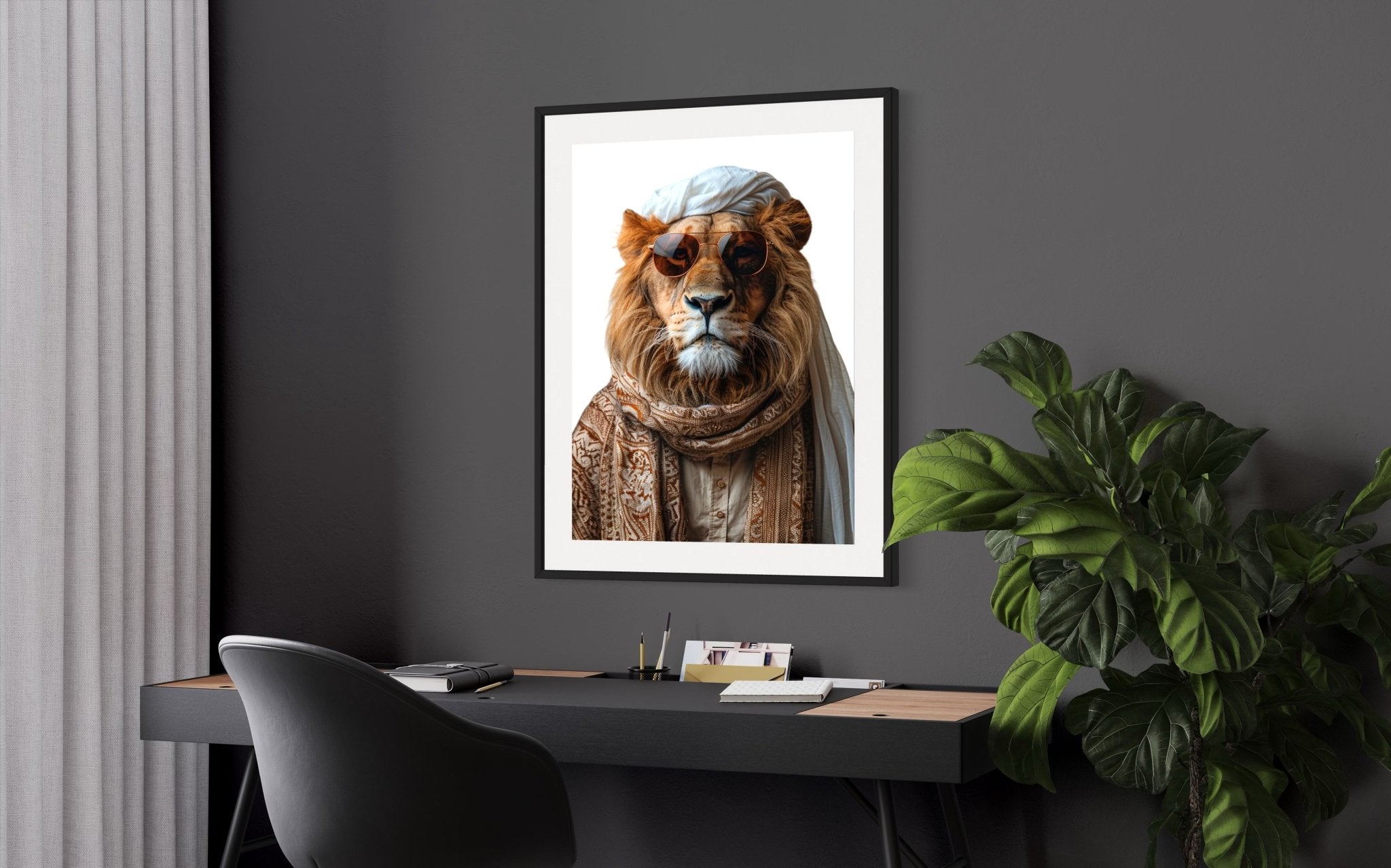 Regal Lion in Traditional Elegance - SHAGHAF HOME