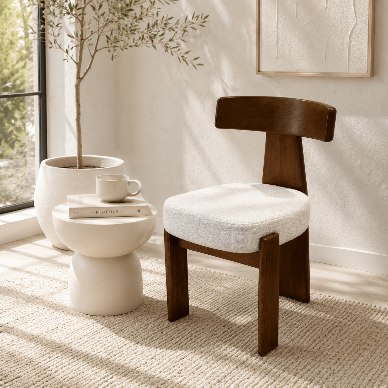 Velora Solid Wood Dining Chair - SHAGHAF HOME