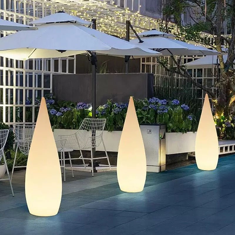 Water Drop LED Outdoor & Indoor Floor Lamp – Rechargeable - SHAGHAF HOME