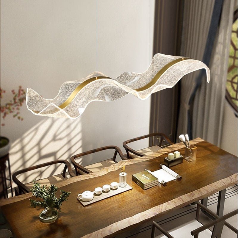 Wave glow LED chandelier - SHAGHAF HOME